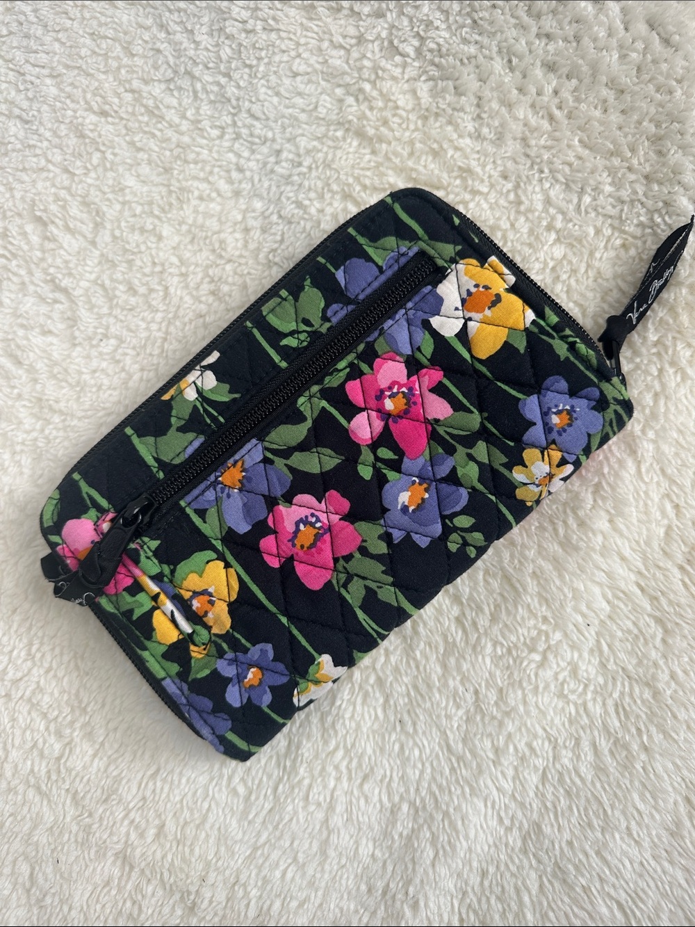 New Vera Bradley Quilted Floral Wildflower Garden Crossbody Purse Bag Wallet Set - Picture 5 of 9